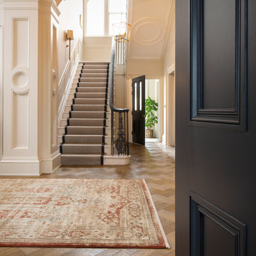 Traditional Plush Terracotta Rug - Selma