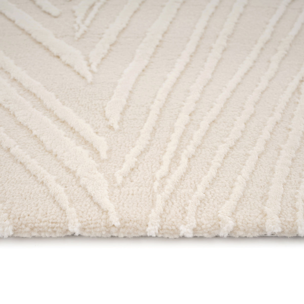 Luxury Geometric Cream Rug - Brooke