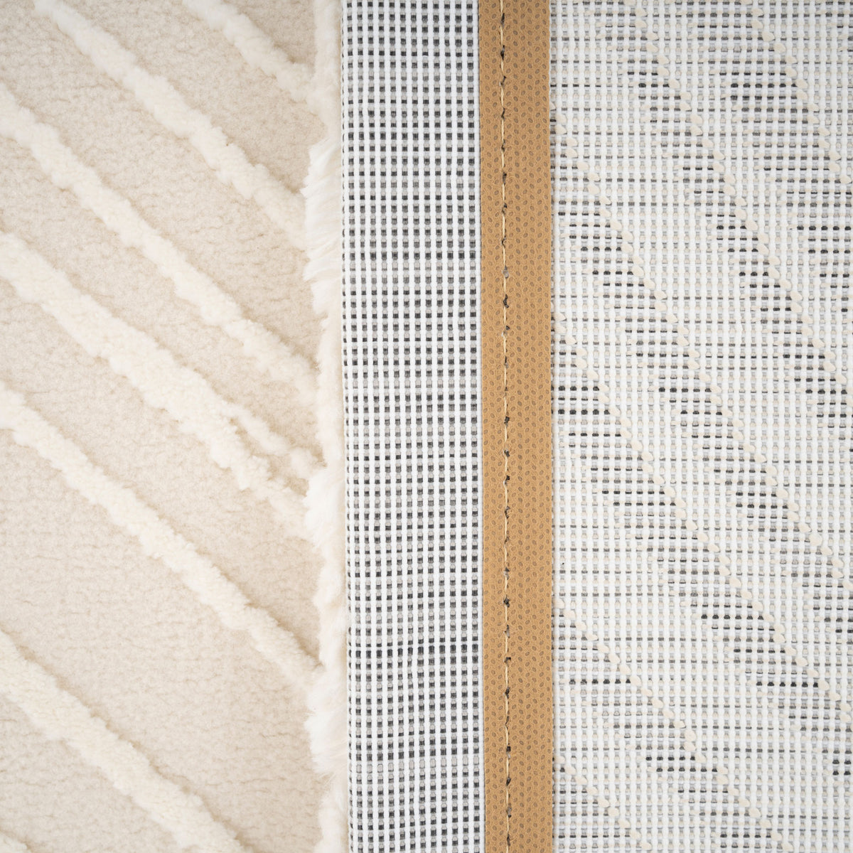 Luxury Geometric Cream Rug - Brooke