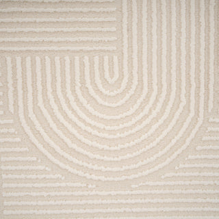 Luxury Retro Cream Rug - Escape