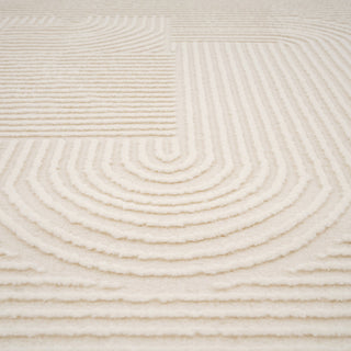 Luxury Retro Cream Rug - Escape