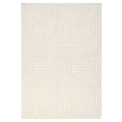 Luxury Retro Cream Rug - Escape