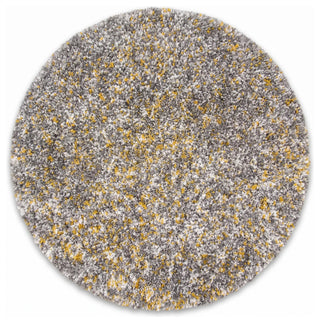 Ochre Luxurious Shaggy Living Room Rug