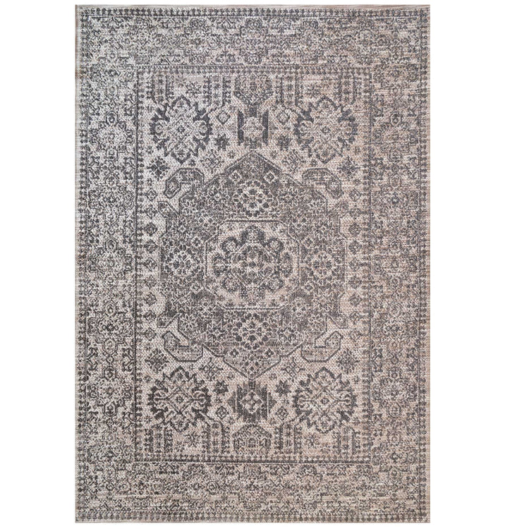 Traditional Textured Flatweave Area Rug