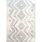 Cosy Soft Underfoot Cream Moroccan Berber Bedroom Rug