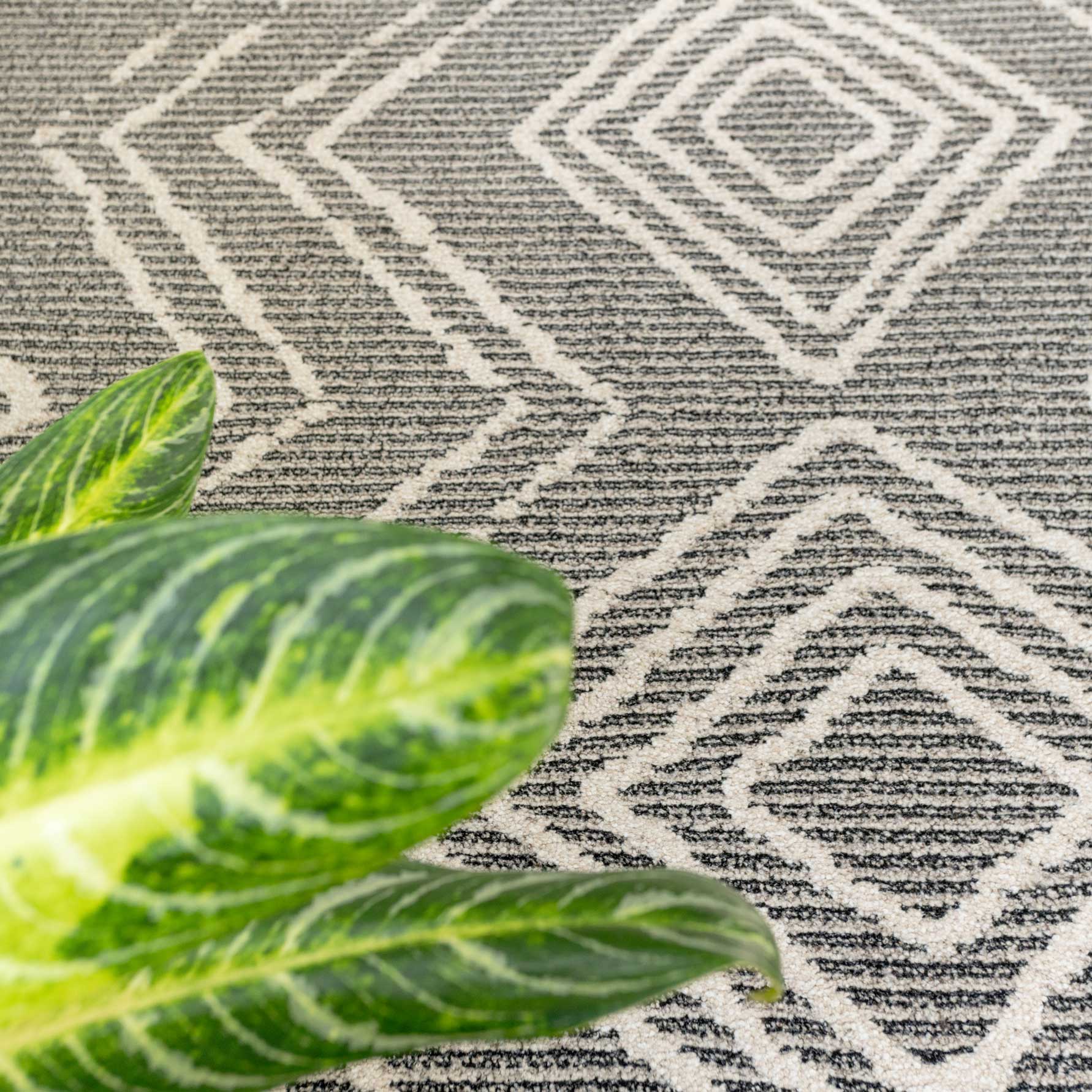 Cosy Soft Underfoot Grey Moroccan Berber Rug - Neva