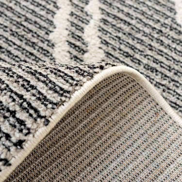 Cosy Soft Underfoot Grey Moroccan Berber Bedroom Rug