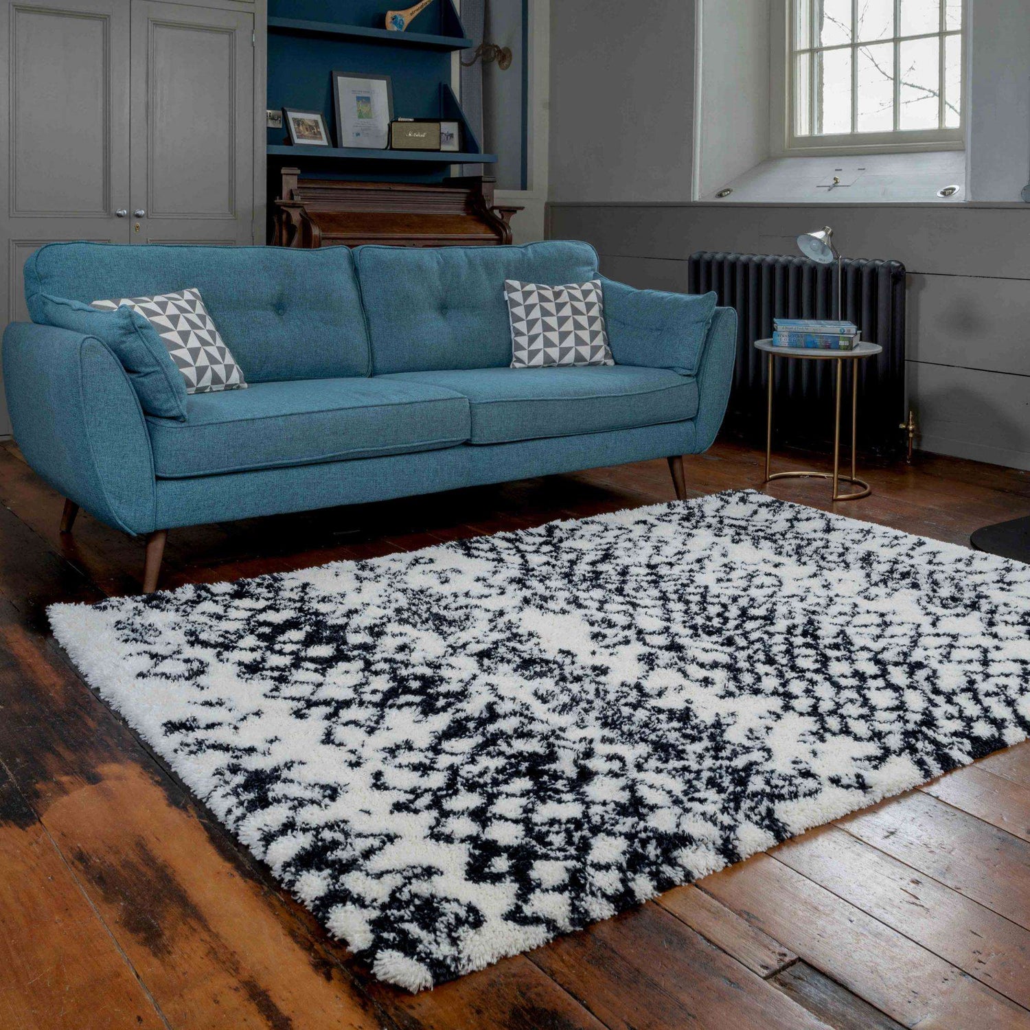 Soft Berber Moroccan Distressed Shaggy Bedroom Rugs