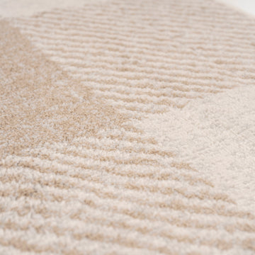 Neutral Beige Tartan Runner - Angus