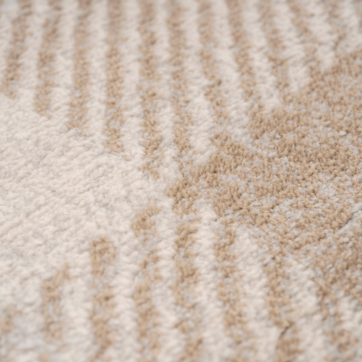 Neutral Cream Beige Tartan Rug - Angus