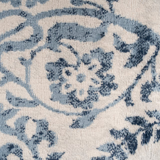 Vintage Blue Medallion Rug - Claudia