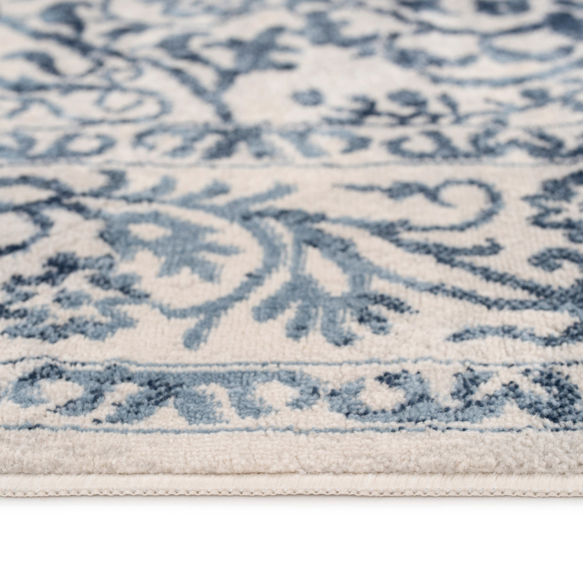 Vintage Blue Medallion Rug - Claudia