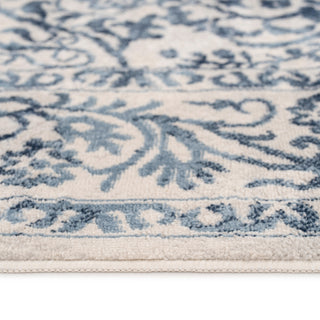 Vintage Blue Medallion Rug - Claudia
