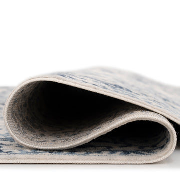 Vintage Blue Medallion Rug - Claudia