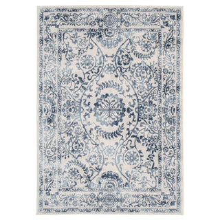 Vintage Blue Medallion Rug - Claudia