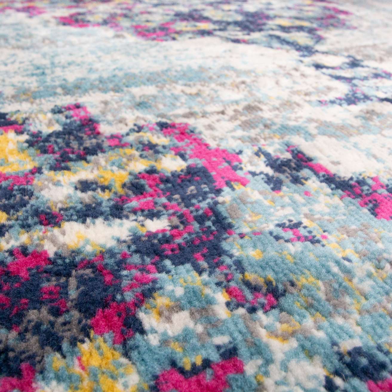 Faded Distressed Colourful Oriental Pattern Runner  Rug