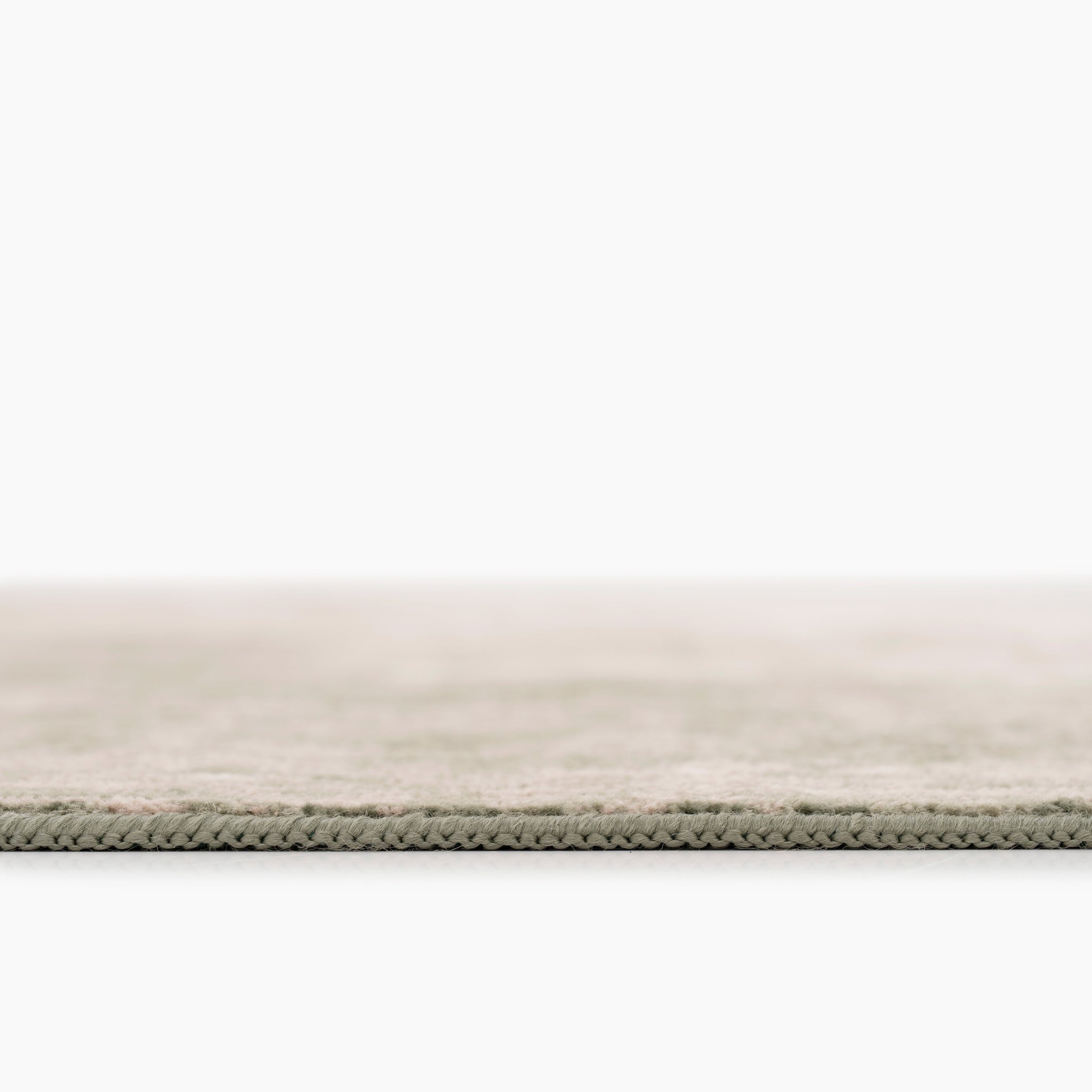 Muted Green Abstract Area Rug - Jasper