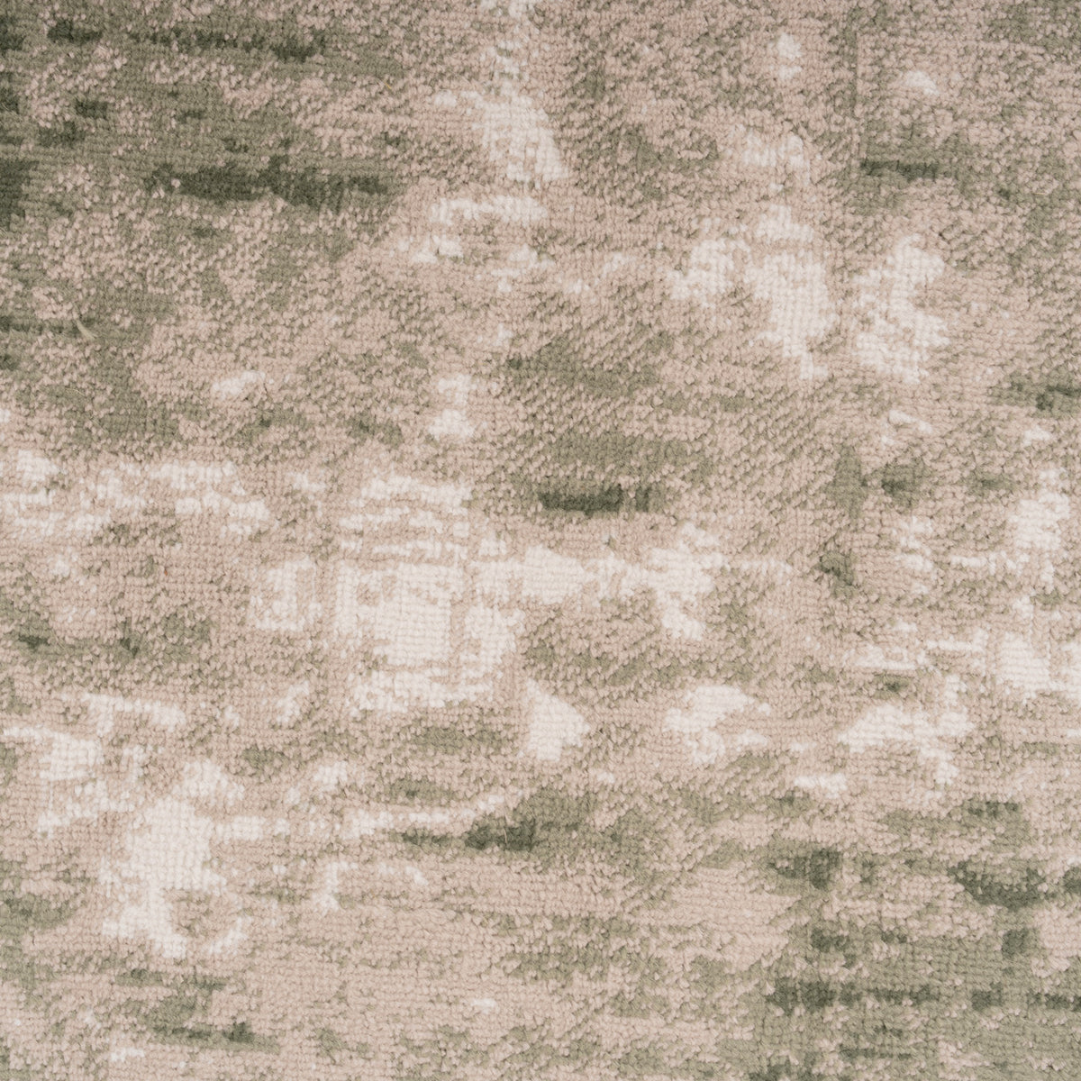 Muted Green Abstract Runner - Jasper
