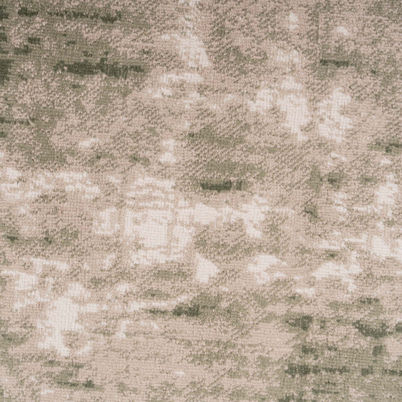 Muted Green Abstract Runner - Jasper