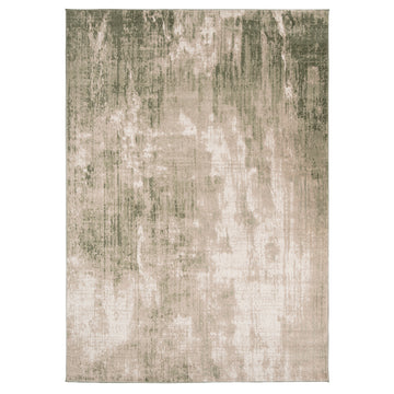 Muted Green Abstract Area Rug - Jasper