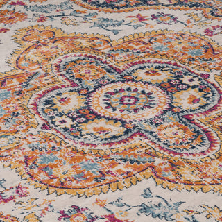 Multicolour Medallion Area Rug