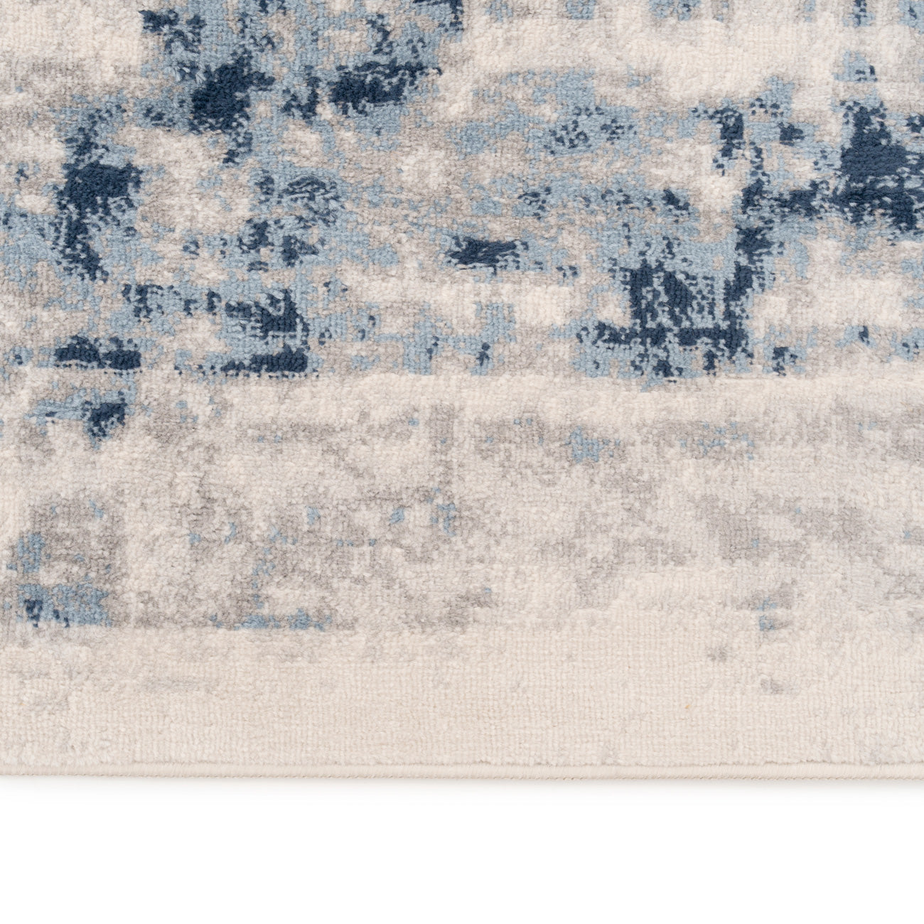 Blue Watercolour Abstract Runner - Lennox