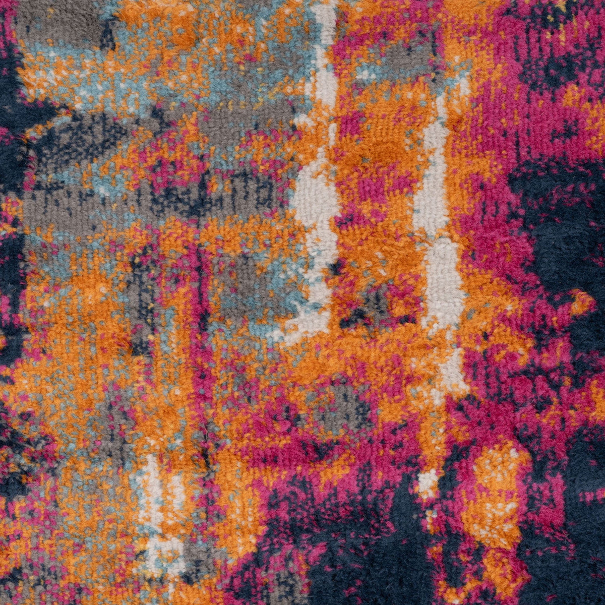Colourful Paint Abstract Area Rug