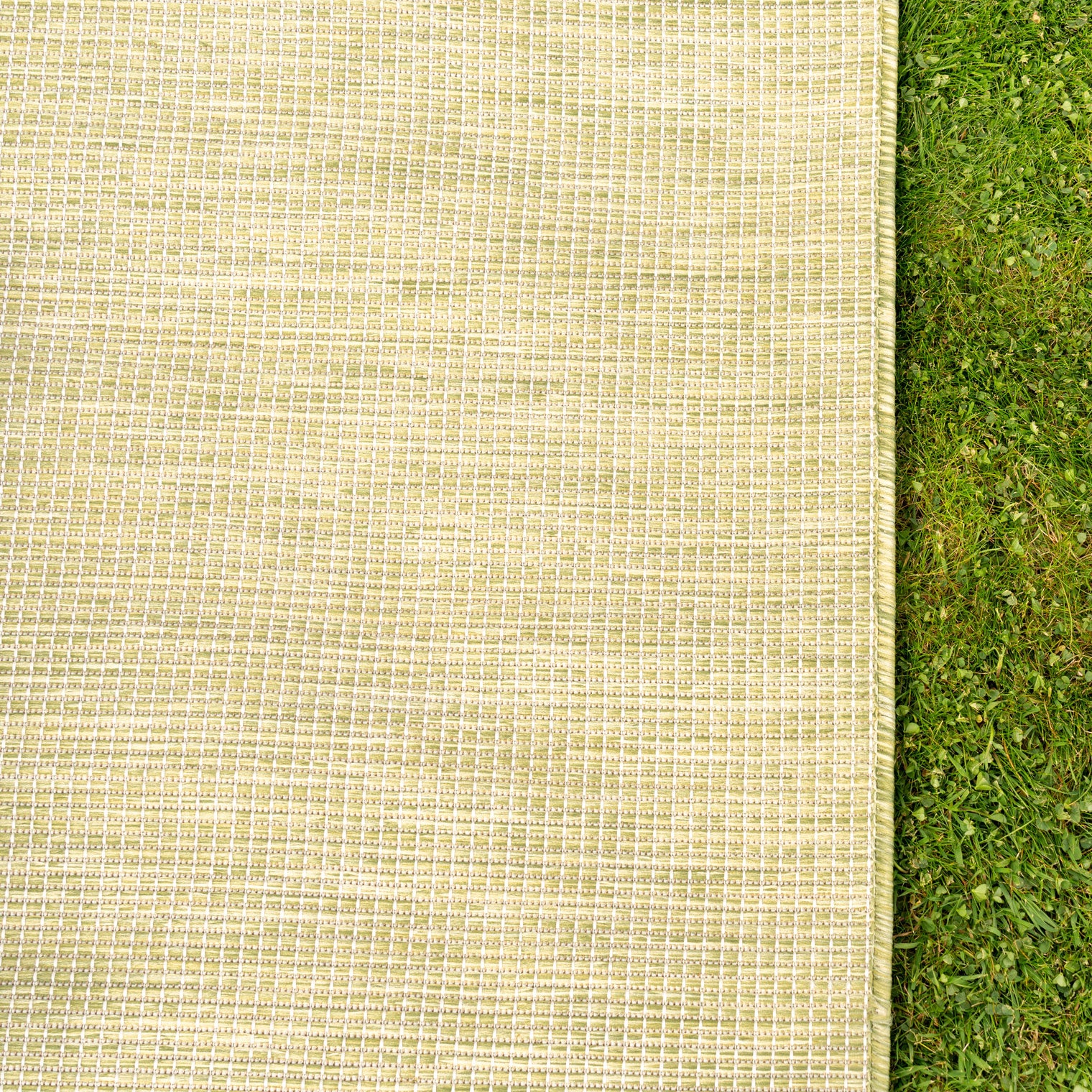 Olive Green Mottled Outdoor Rug