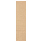 Beige Cotton Border Natural Jute Hallway Runner Rug