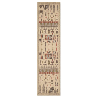 Soft Washable Multi Aztec Runner - Azra