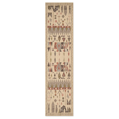 Soft Washable Multi Aztec Runner - Azra