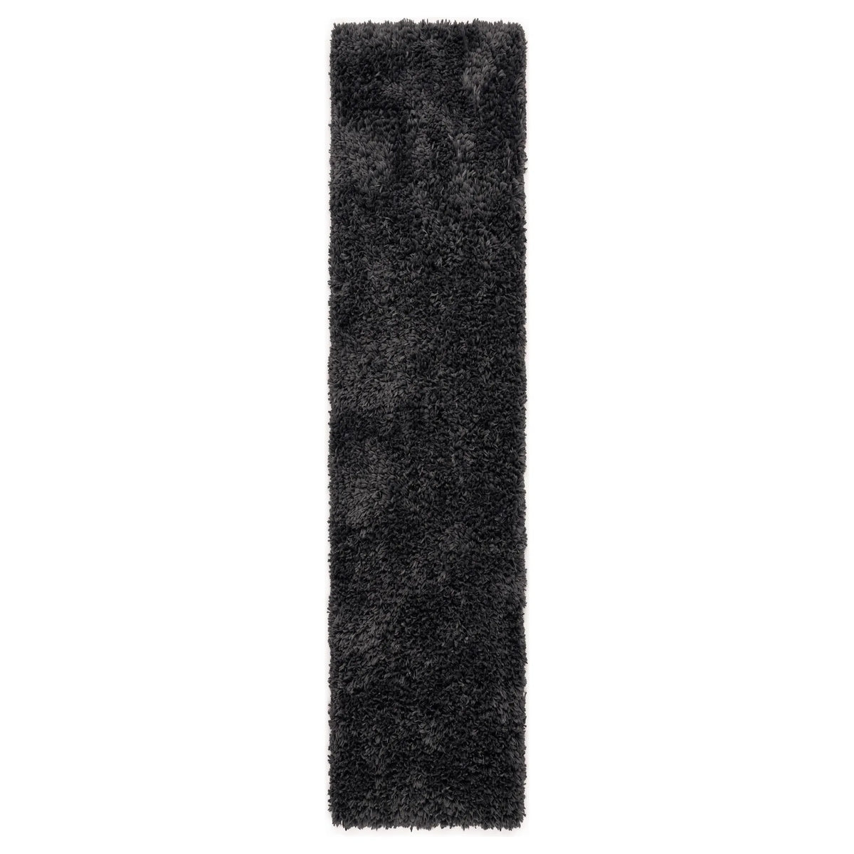 Soft Everyday Charcoal Shaggy Runner Rug