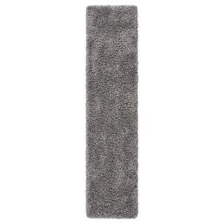 Soft Everyday Grey Shaggy Runner Rug