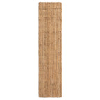 Rustic Jute Sisal Brown Natural Runner Rug