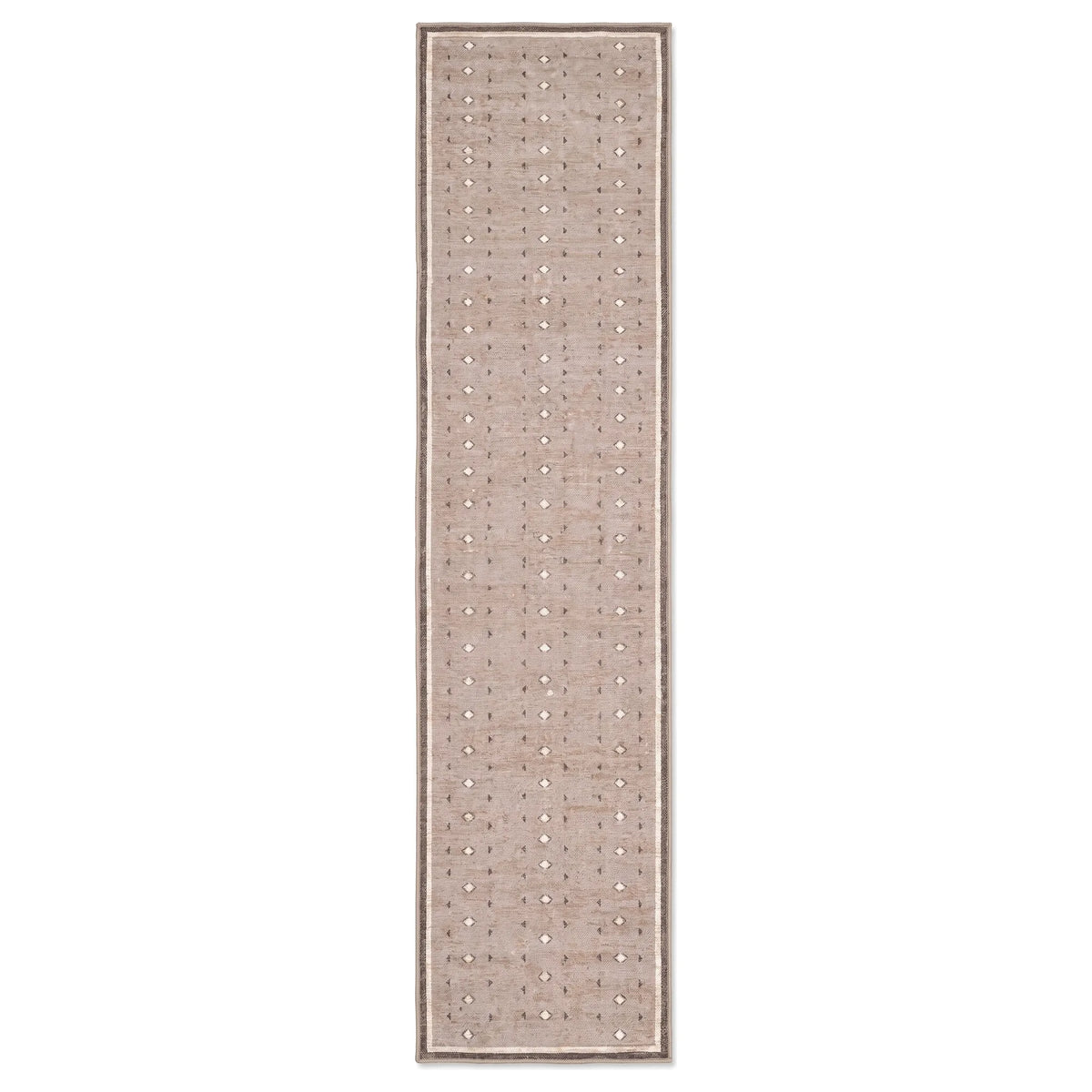 Washable Beige Berber Jute Style Runner - Lula