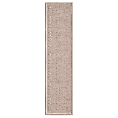 Washable Beige Berber Jute Style Runner - Lula