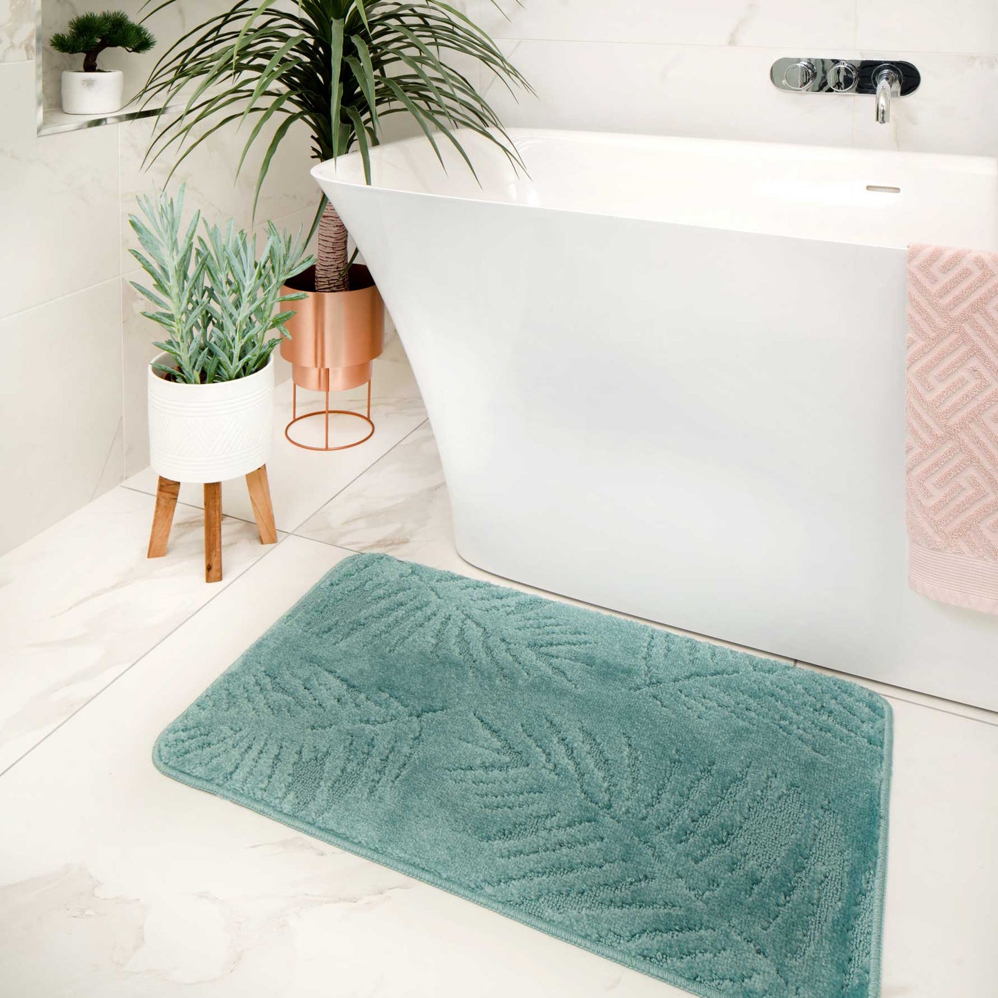 Palm Green Bathmat