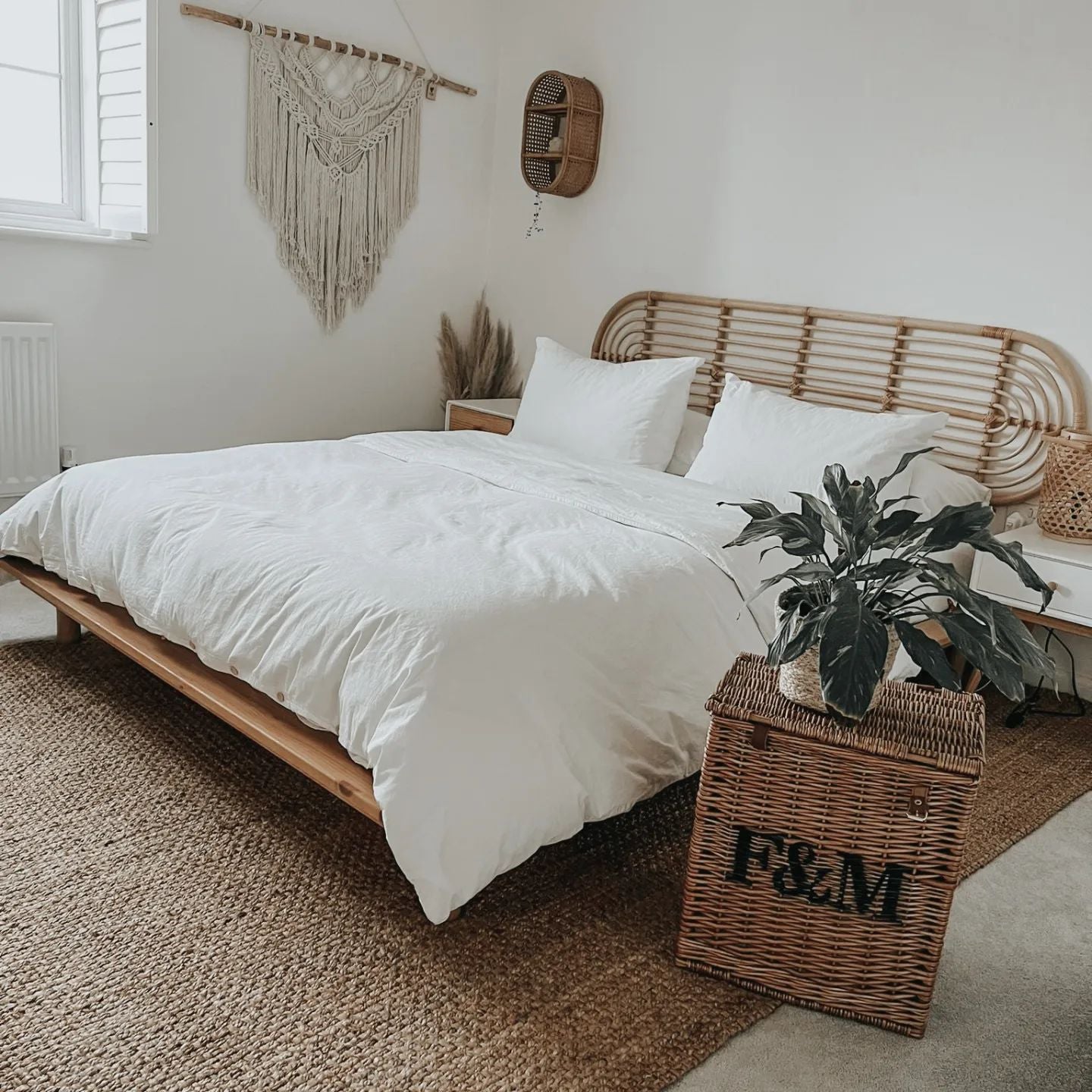 Rustic Jute Sisal Brown Natural Area Rugs - Boucle