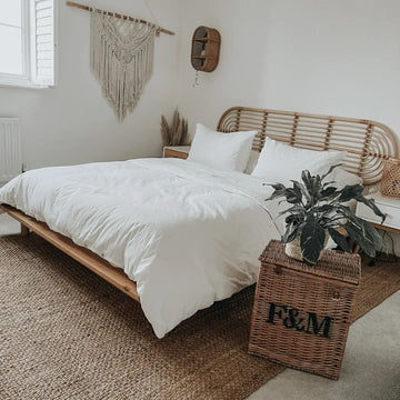 Rustic Jute Sisal Brown Natural Area Rugs - Boucle