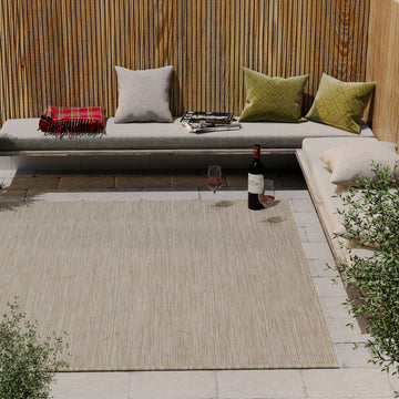 Mottled Jute Tone Outdoor Rug - Patio