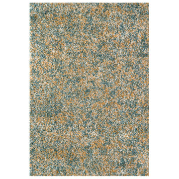 Soft Mottled Multicolour Shaggy Area Rug