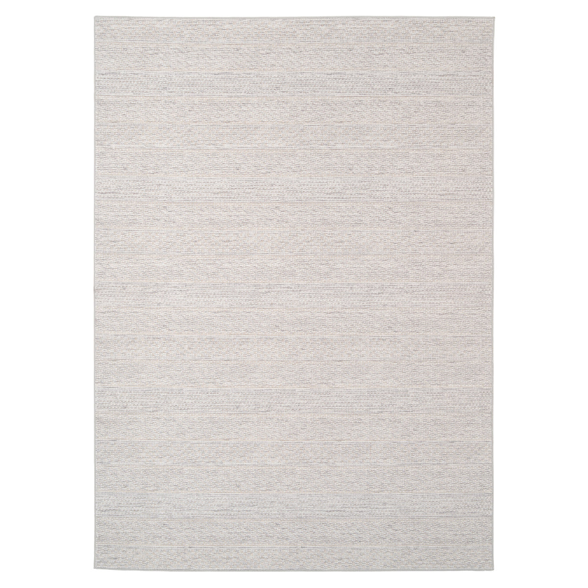 Washable Grey Bobbled Scandi Rug - Evie