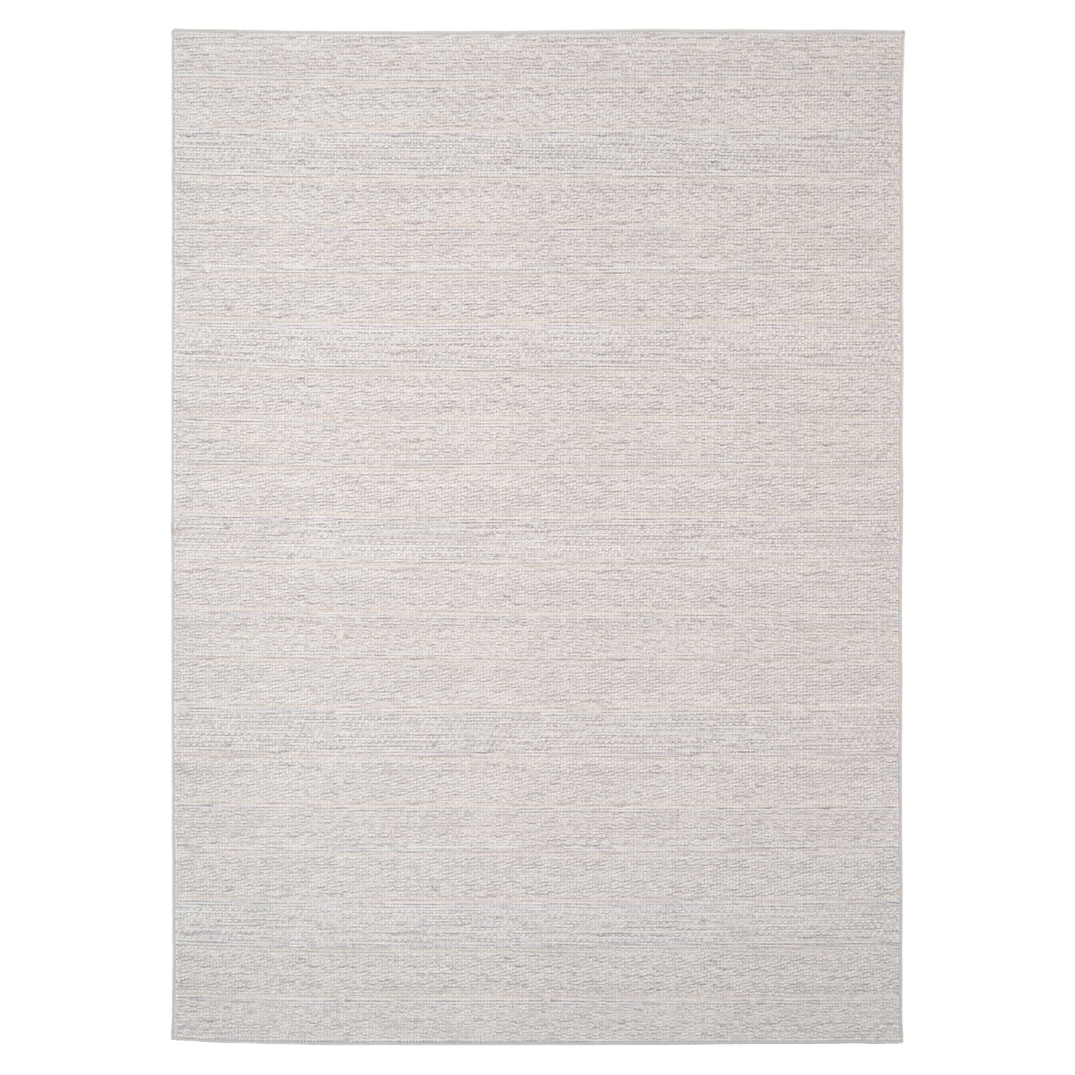 Washable Grey Bobbled Scandi Rug - Evie