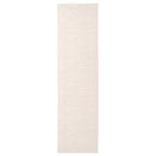 Washable Bobbled Beige Chevron Runner - Kate