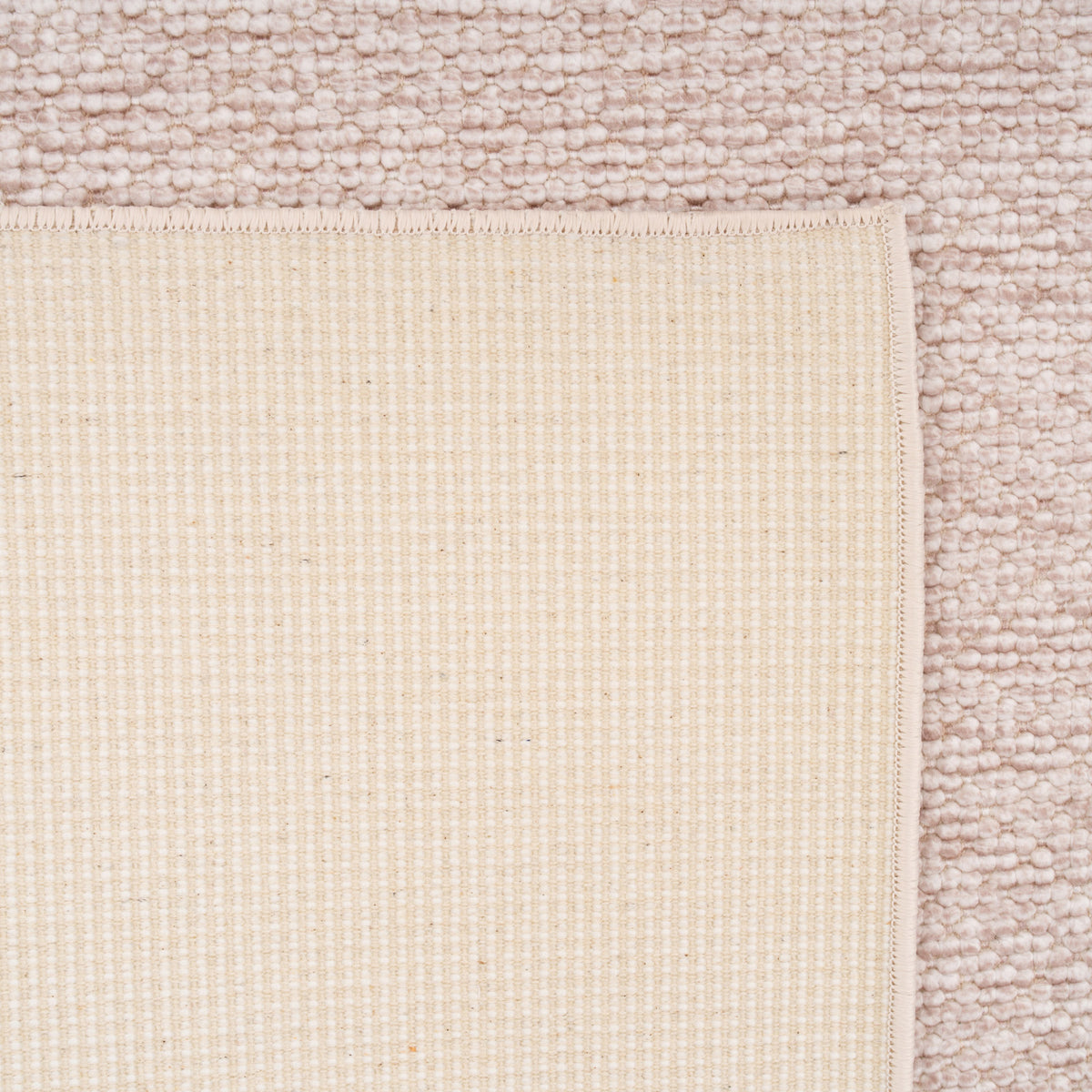 Washable Bobbled Beige Chic Runner - Lucy