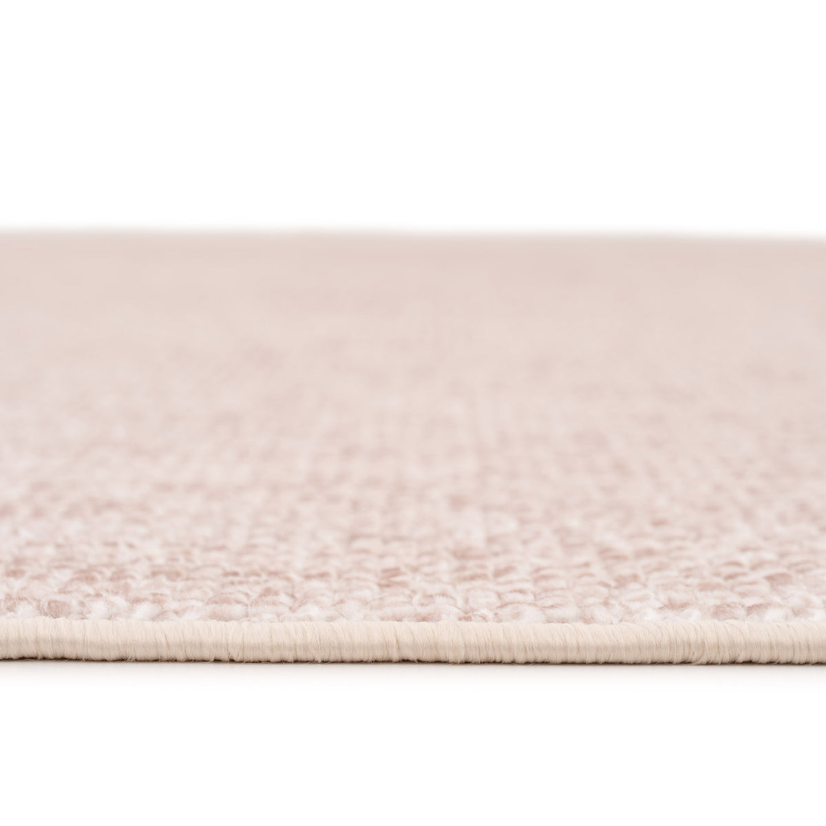 Washable Bobbled Beige Chic Runner - Lucy