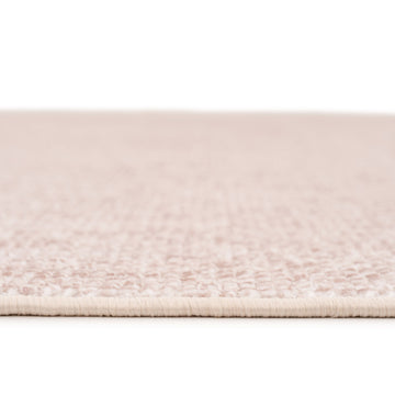 Washable Bobbled Beige Chic Runner - Lucy