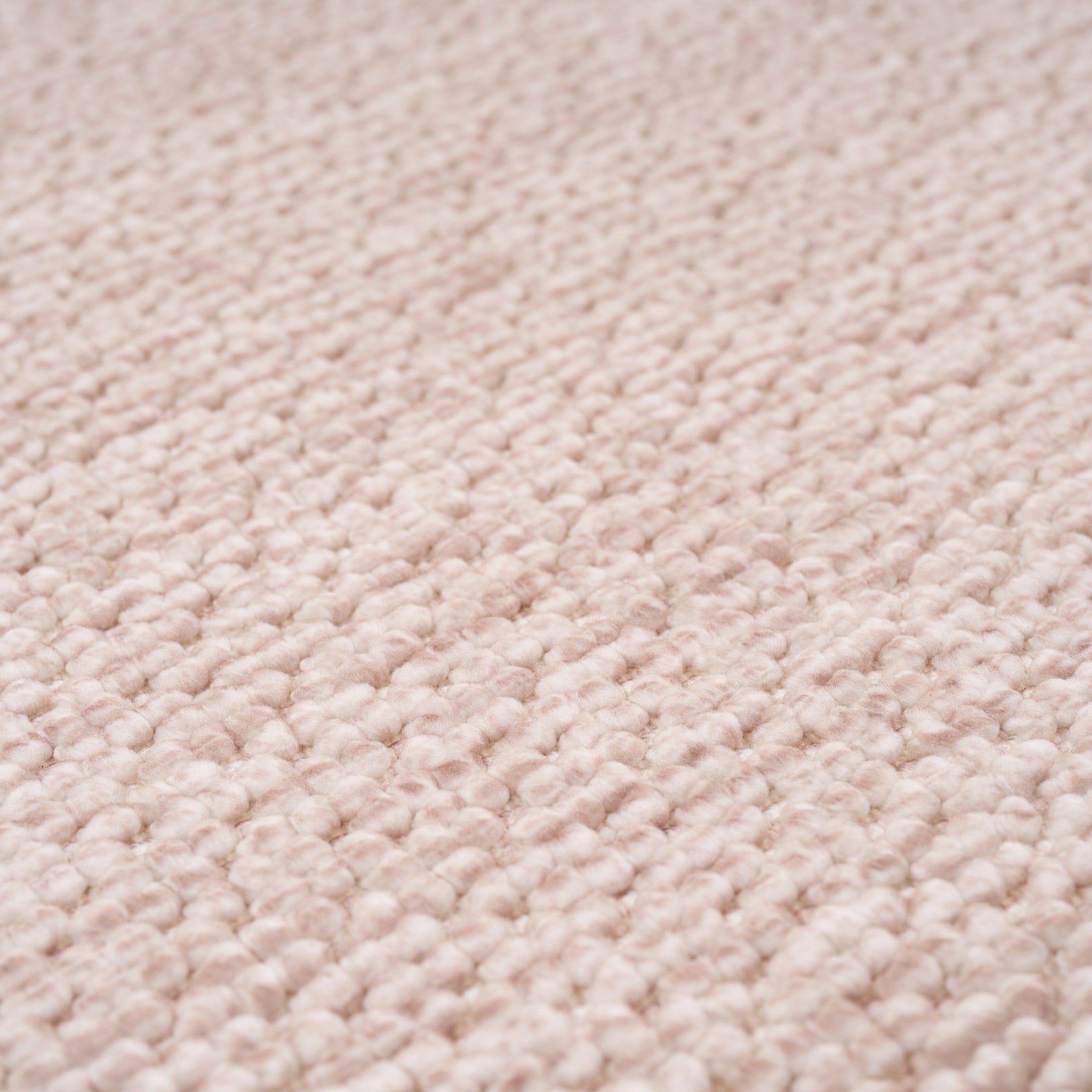 Washable Bobbled Beige Chic Rug - Lucy