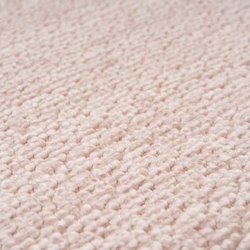 Washable Bobbled Beige Chic Runner - Lucy
