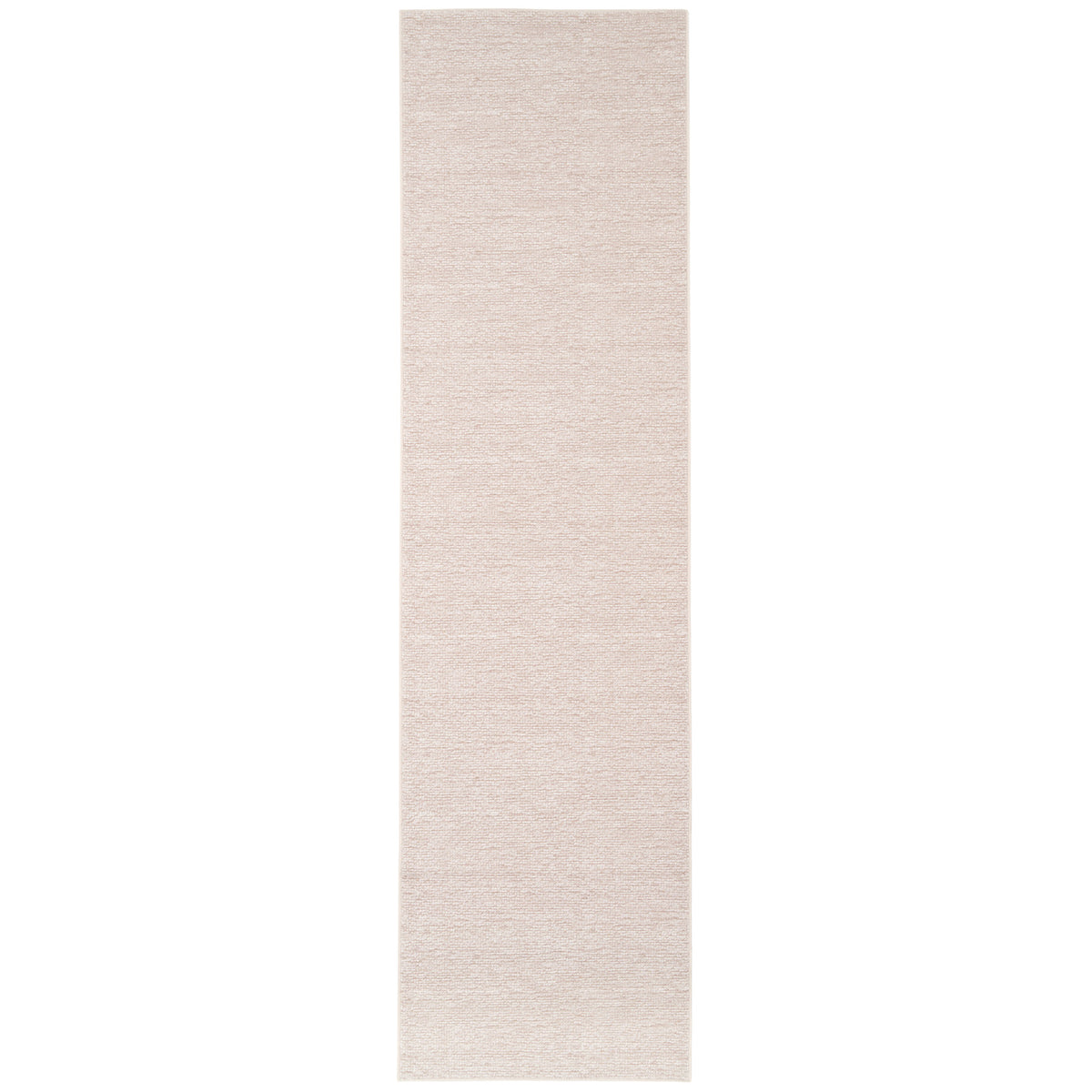 Washable Bobbled Beige Chic Runner - Lucy
